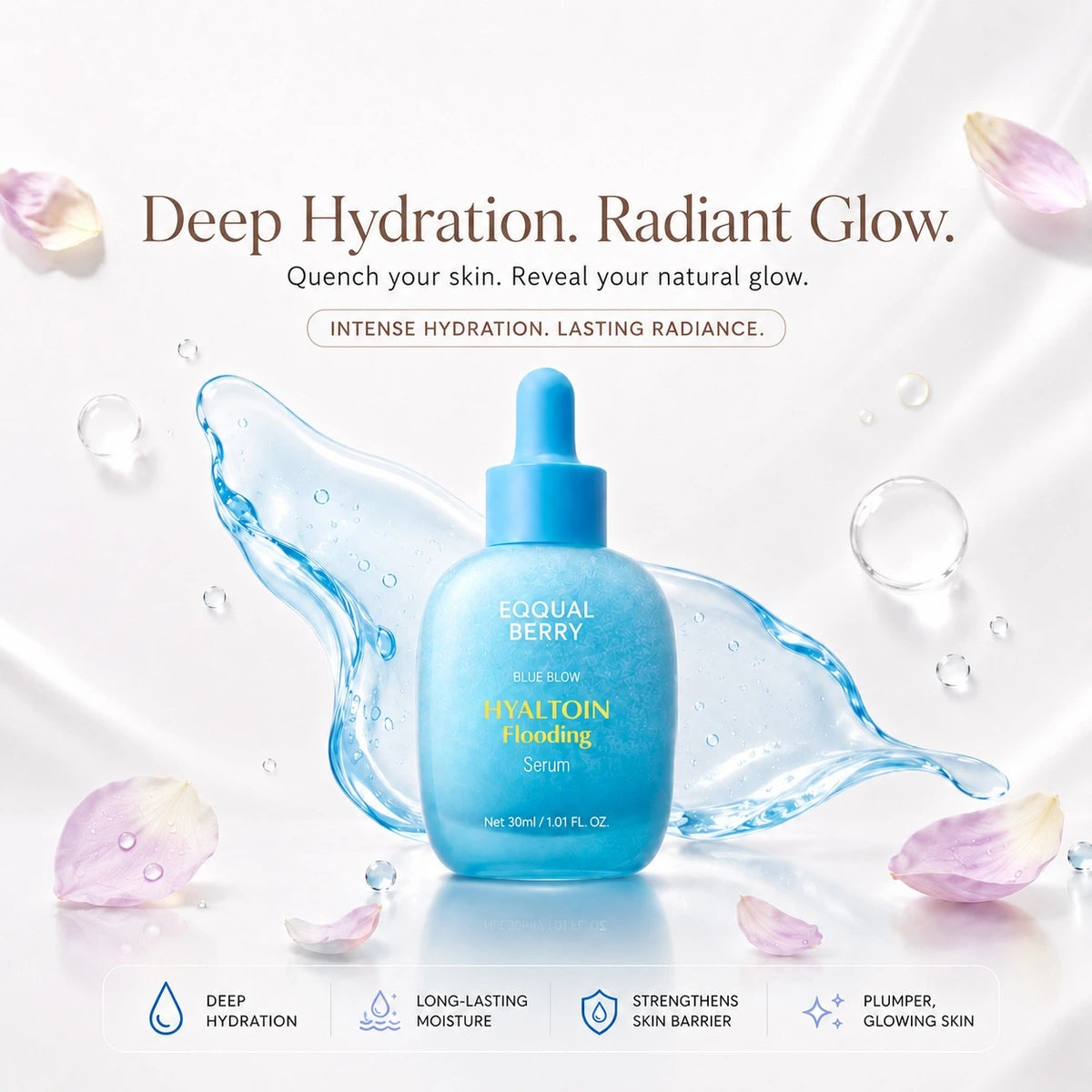 EQQUALBERRY - Hyaltoin Flooding Serum