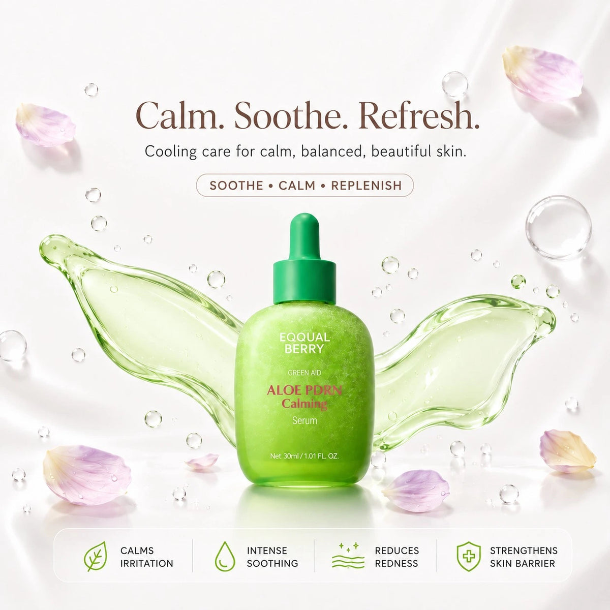 EQQUALBERRY Aloe PDRN Calming Serum